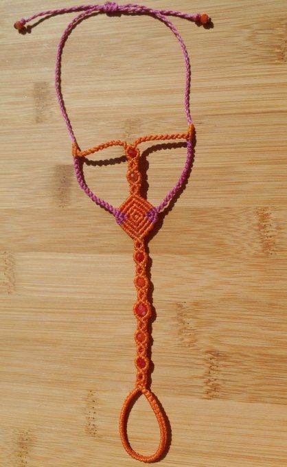 bijou_de_pied_orange_rose_fuchsia_2