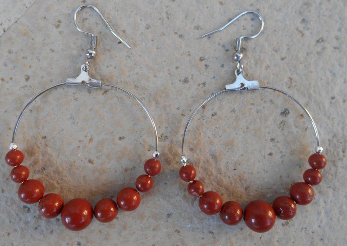 boucle-oreille-creole-acier-inoxydable-jaspe-rouge-2
