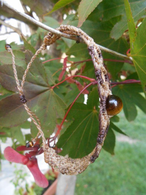 bracelet-macrame-marron-œil-de-tigre-2