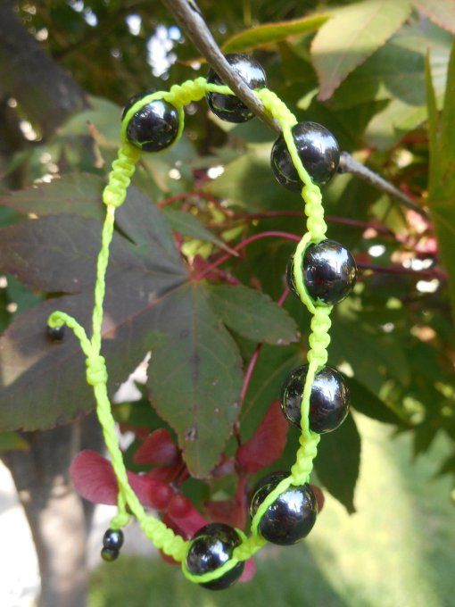 bracelet-shamballa-jaune-fluo-hematite-1