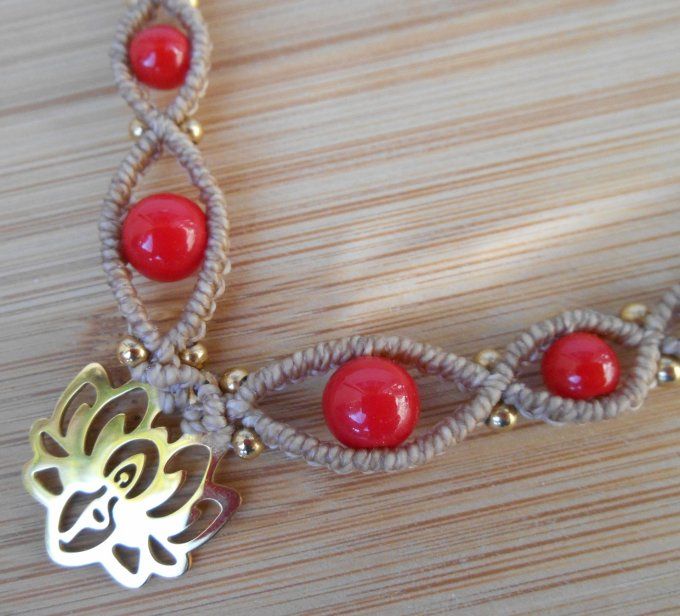collier_macrame_beige_corail_rouge_fleur_de_lotus_3