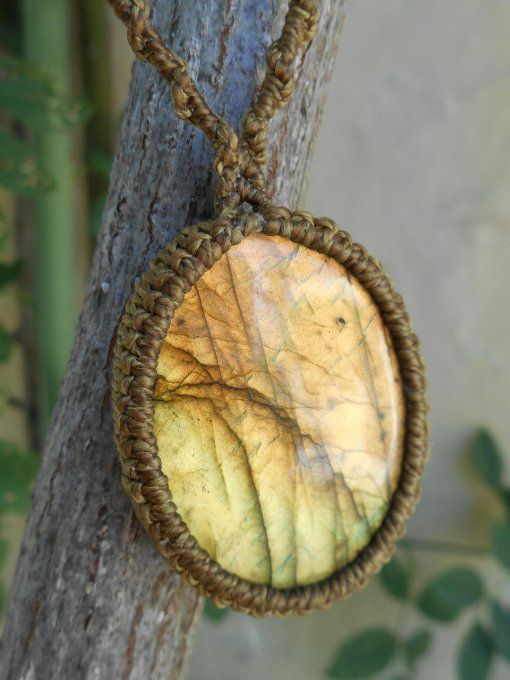 medaillon_macrame_marron_camel_labradorite_4