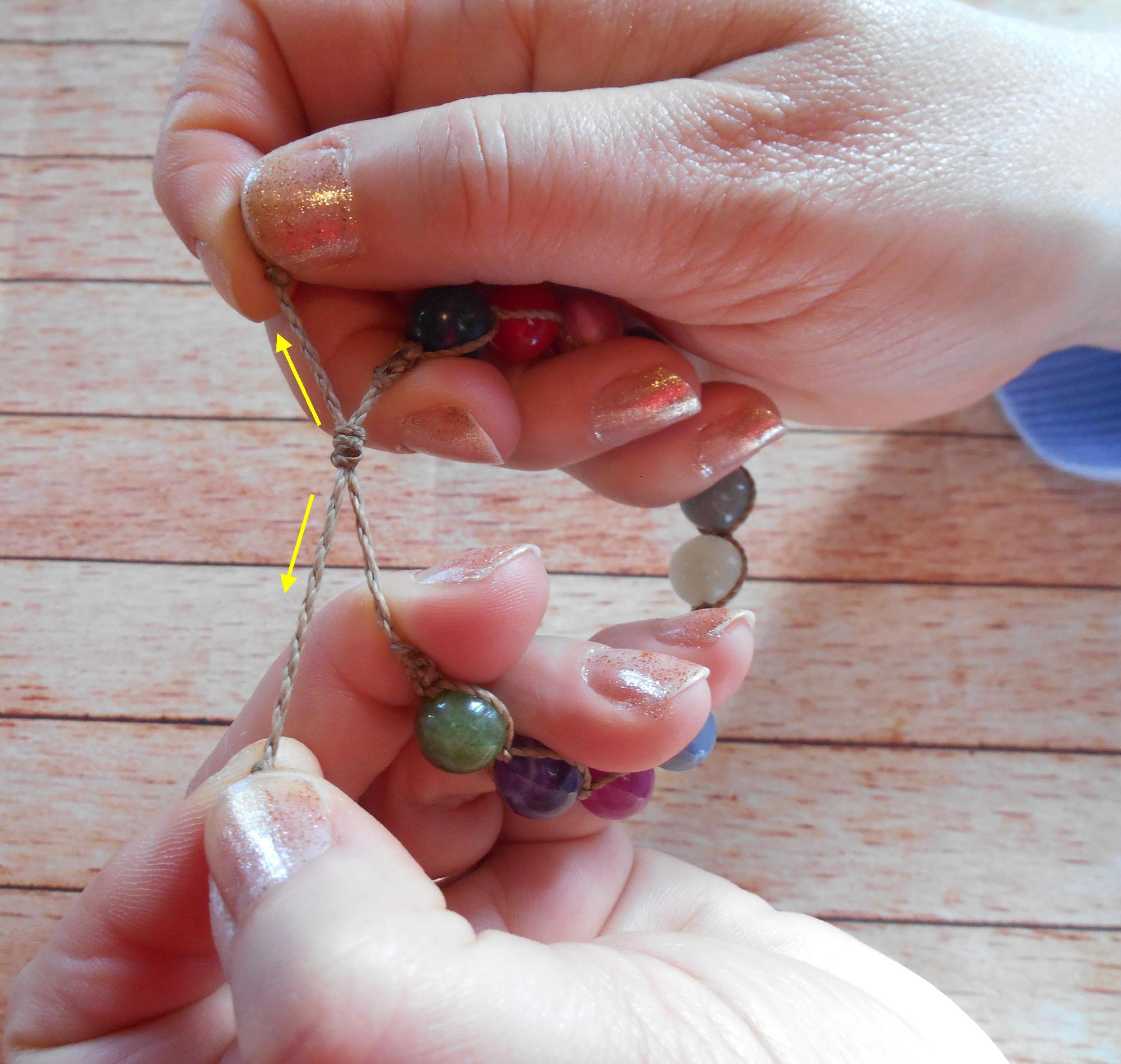 ↑    rétrécissement étape 2